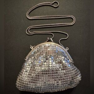 mark. Silver Mesh Evening Clutch